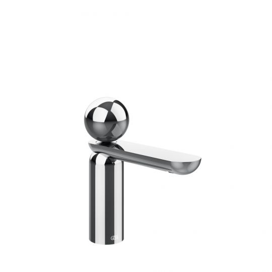 Смеситель для раковины Gessi Perle 74051 низкий с донным клапаном с металлическим вентилем схема 6