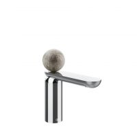 Смеситель для раковины Gessi Perle 74651 низкий с донным клапаном и вентилем из муранского стекла Pulegoso схема 6