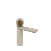 Смеситель для раковины Gessi Perle 74451 низкий с донным клапаном и вентилем из муранского стекла Battuto схема 12