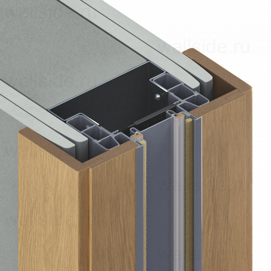 Пенал Penalbox Wood Single Lux высотой 2400 мм (к-кт с фурнитурой)