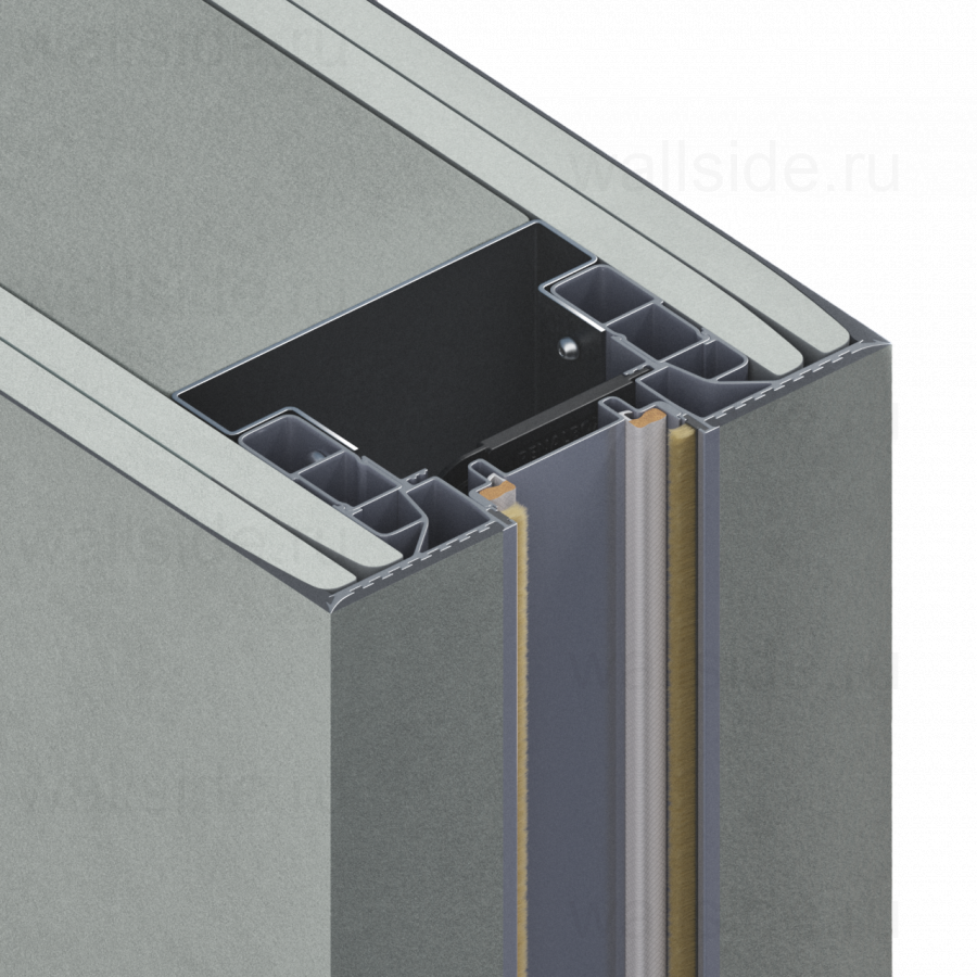 Пенал Penalbox Wood Single Plaster высотой 3000 мм