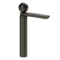 Смеситель для раковины Gessi Perle 74053 высокий с донным клапаном и металлическим вентилем схема 1