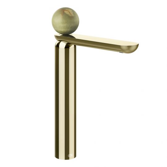 Смеситель для раковины Gessi Perle 74504 высокий без донного клапана с вентилем из камня Onyx Green схема 4 Смеситель для раковины Gessi Perle 74504 высокий без донного клапана с вентилем из камня Onyx Green схема 4