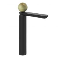 Смеситель для раковины Gessi Perle 74504 высокий без донного клапана с вентилем из камня Onyx Green схема 10 Смеситель для раковины Gessi Perle 74504 высокий без донного клапана с вентилем из камня Onyx Green схема 10