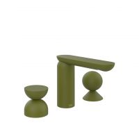 Смеситель для раковины Gessi Perle 74908 без донного клапана с металлическими вентилями-полусферой и сферой схема 13