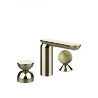 Смеситель для раковины Gessi Perle 74958 без донного клапана с металлическим вентилем-полусферой и вентилем-сферой из камня Onyx Green схема 14 Смеситель для раковины Gessi Perle 74958 без донного клапана с металлическим вентилем-полусферой и вентилем-сферой из камня Onyx Green схема 14