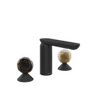 Смеситель для раковины Gessi Perle 74245 без донного клапана, с вентилями-сферами из муранского стекла Sfaccettato и Battuto схема 10