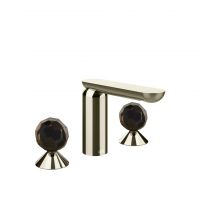 Смеситель для раковины Gessi Perle 74225 без донного клапана с вентилями-сферами из муранского стекла Sfaccettato схема 14