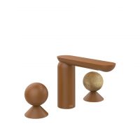 Смеситель для раковины Gessi Perle 74035 без донного клапана с вентилями-сферами из металла и камня Onyx Cola схема 11 Смеситель для раковины Gessi Perle 74035 без донного клапана с вентилями-сферами из металла и камня Onyx Cola схема 11