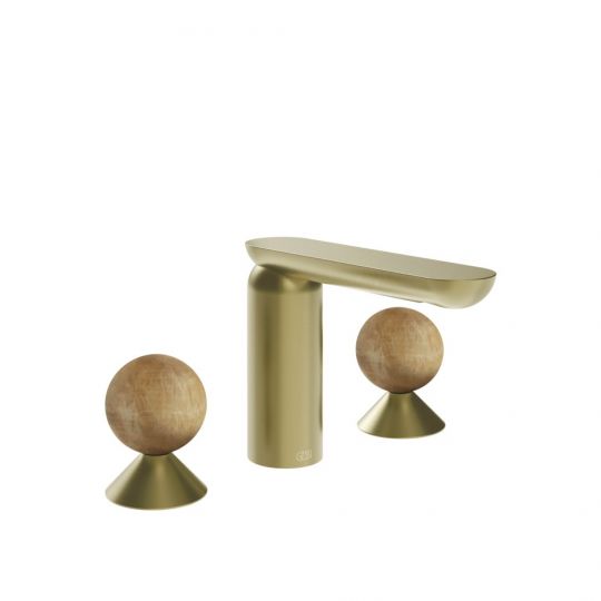 Смеситель для раковины Gessi Perle 74335 без донного клапана с вентилями-сферами из камня Onyx Cola схема 5 Смеситель для раковины Gessi Perle 74335 без донного клапана с вентилями-сферами из камня Onyx Cola схема 5