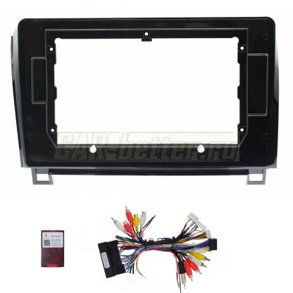 Рамка переходная и проводка Toyota Tundra, Sequoia 2006-2015 для Ownice, Teyes, Mekede (OL-1688)