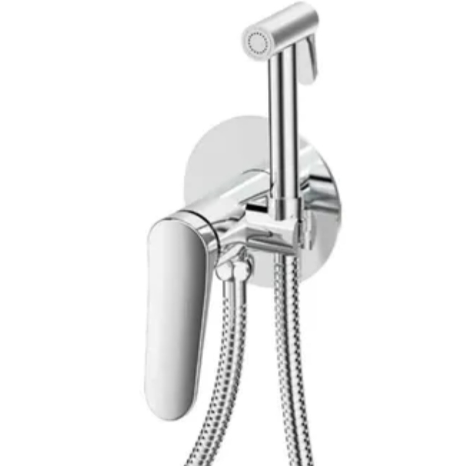 GAPPO | Divariçi Duş Kranı Təharət bide duşu ilə, xrom rəng, latun