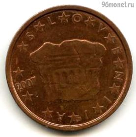 Словения 2 евроцента 2007