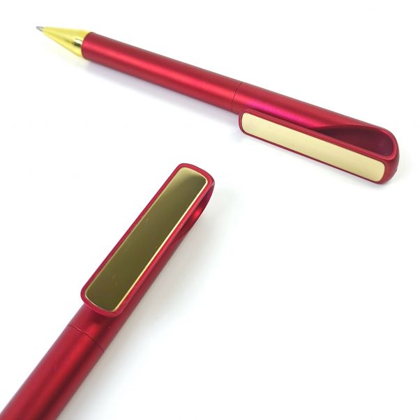 Ручки GLOSSY GOLD красные