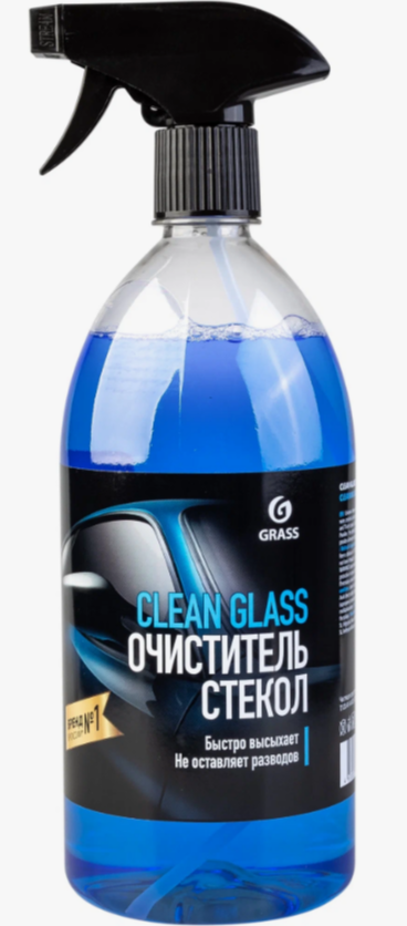 GRASS Средство для очистки стекол и зеркал "Clean glass",  1л