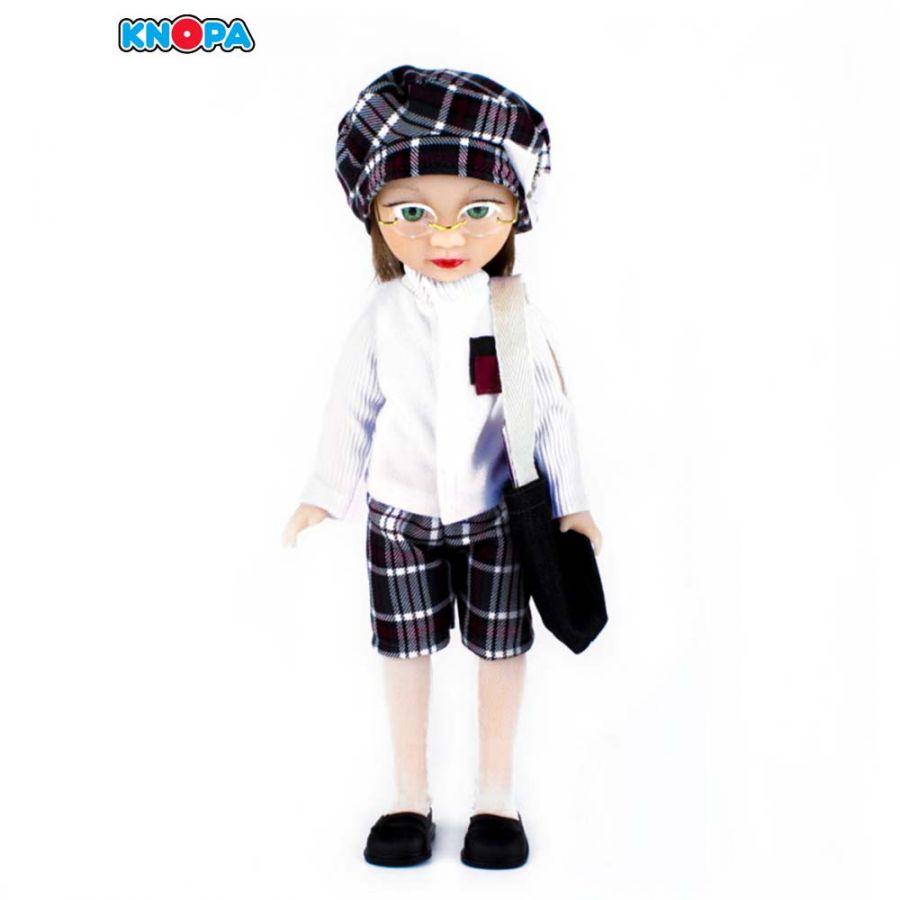 Кукла Мишель на учёбе. КНОПА