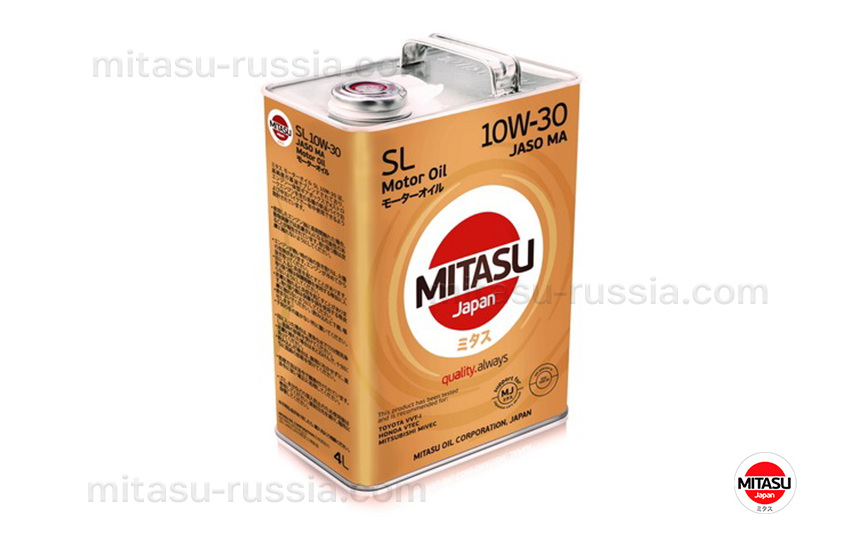 MITASU MOTOR OIL SL 10W-30, 4л