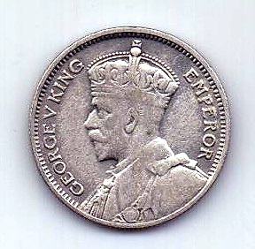 6 пенсов 1935 Фиджи Великобритания XF