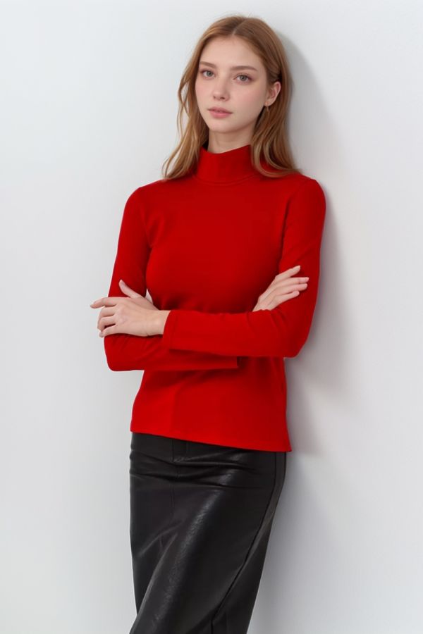 14439/2 Водолазка женская [красный]