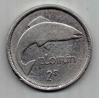 1 флорин 1934 Ирландия Редкий год Великобритания