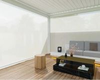 Пергола биоклиматическая Aquaviva Авангард Макс, монтаж к стене (ручное управление ламелями)