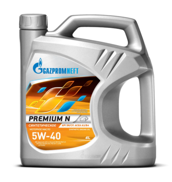 Gazpromneft Premium N 5W-40, 4л