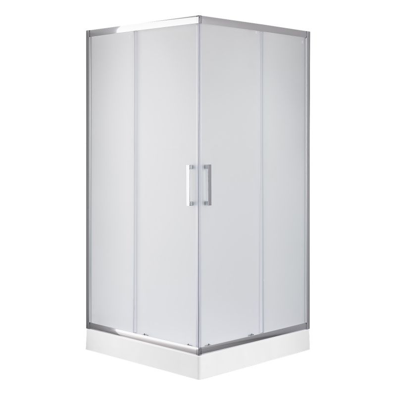 Душевой уголок Loranto CS-311 90х90 с поддоном, матовое стекло 8мм., профиль хром CS-311 90