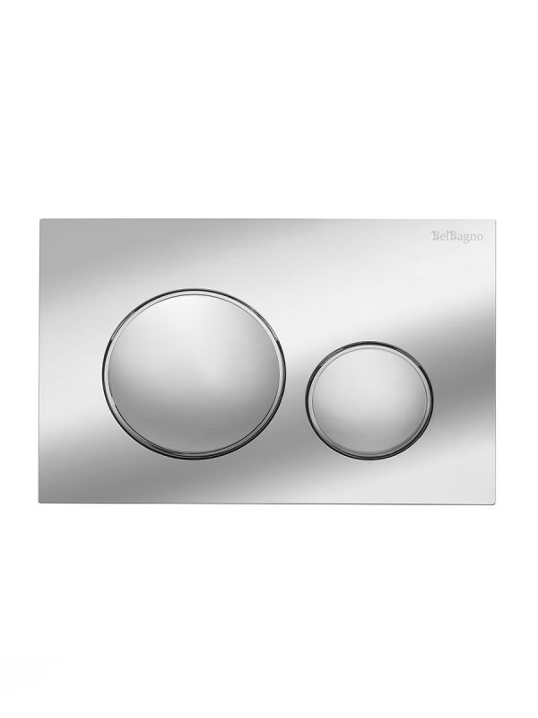 Кнопка смыва BelBagno BB-17C-CRM, хром