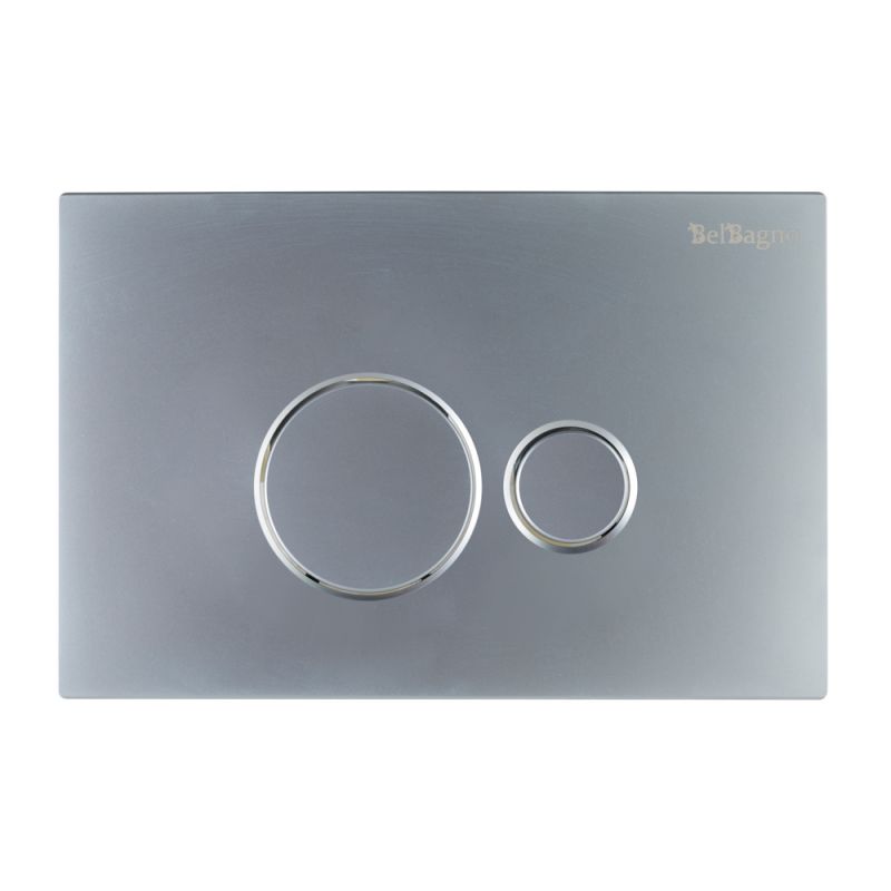 Кнопка смыва BelBagno BB080CR.MAT, матовый хром