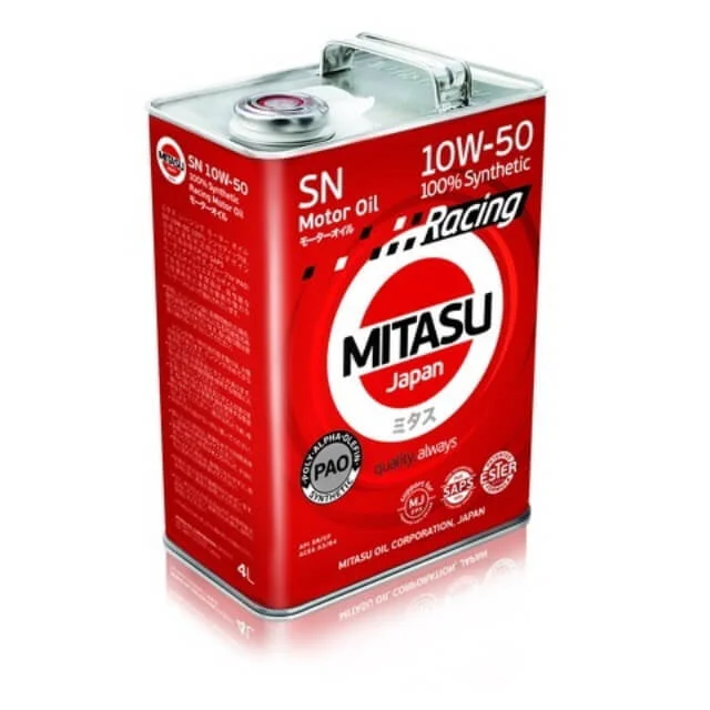 MITASU RACING MOTOR OIL SN 10W-50, 4л