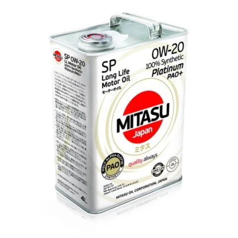 MITASU PLATINUM PAO Plus SN 0W-20, 4л