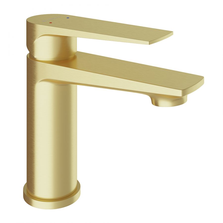 Aqueduto LINHA Смеситель для раковины S, шлифованное золото