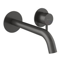 Aqueduto CANO Смеситель для раковины настенного монтажа со скрытой частью, оружейная сталь