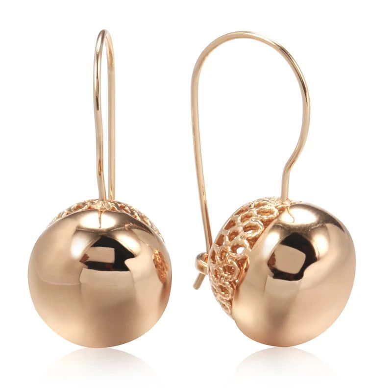 Серьги шары ретро