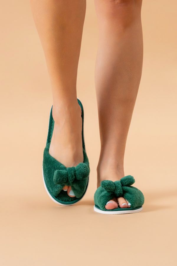 Женские тапочки ЖВБ [изумруд]