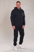 888 Костюм с начесом Zipper [черный]