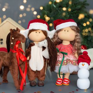 Набор Комбо Мальчик и Девочка с лошадками