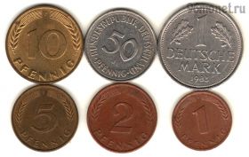 ФРГ набор 1950-1989