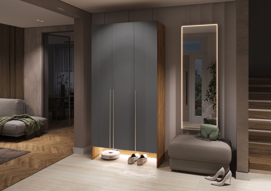 Прихожая Луна Шкаф 3-х створчатый