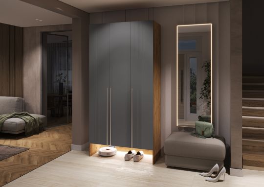 Прихожая Луна Шкаф 3-х створчатый