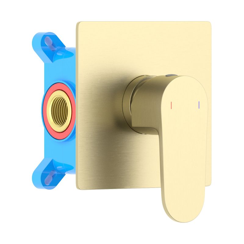 Смеситель для душа Aquatek Оберон, золото шлифованное AQ1266BG