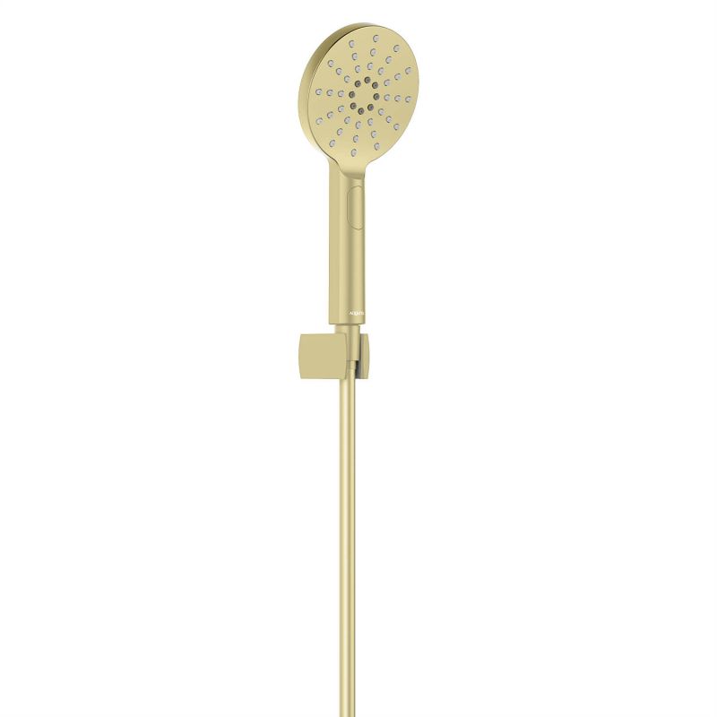Душевой набор Aquatek Оберон, золото шлифованное AQ2033BG