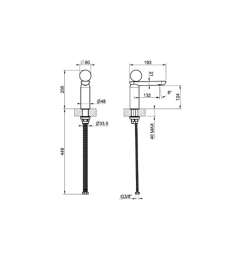 Смеситель для раковины Gessi Perle 74502 низкий с вентилем из камня Onyx Green без донного клапана ФОТО