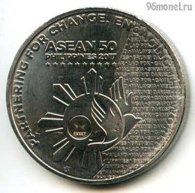 Филиппины 1 песо 2017