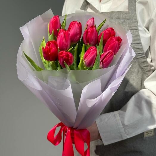 Букет 11 тюльпанов