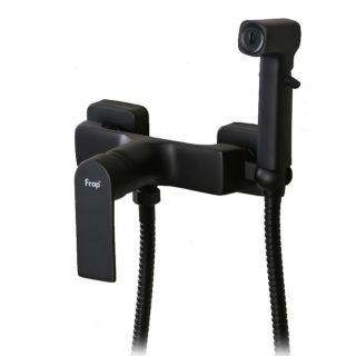 Frap Təharət Duşu F2071-6 Qara Komplekt