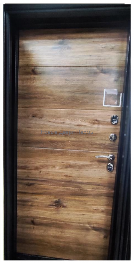 Входная дверь «Аляска» с терморазрывом: цвет Антрацит снаружи, белая МДФ внутри