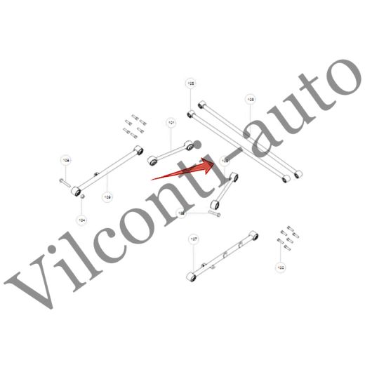 РЫЧАГ ЗАДНЕЙ ПОДВЕСКИ TANK 300/500 2914110XGW04A 100% ОРИГИНАЛ