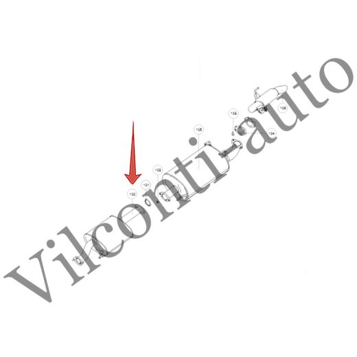 ГЛУШИТЕЛЬ СРЕДНЯЯ ЧАСТЬ TANK 500 1201114XGW04A 100% ОРИГИНАЛ