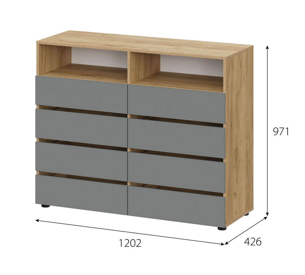 Комод с ящиками Абрау